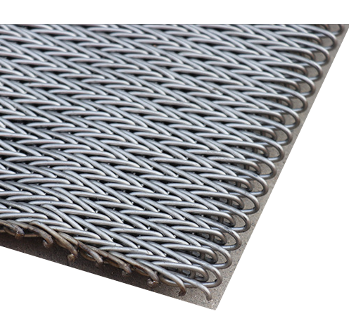 SUS304 Herringbone Mesh Conveyor Belt Stainless Steel Balanced Weave Wire Belt for Food Processing