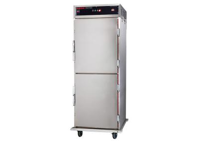 1.8KW Standing Food Warmer Cart Double Doors Holding Cabinet 50℃ - 99℃