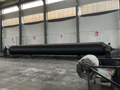 Cylindrical High Pressure Rubber Inflatable Marine Airbags for Dock Launching
