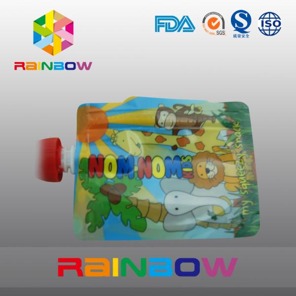 Мешок Spout мешка еды младенца качества еды упаковывая с верхним Spout & прочной застежкой -молнией