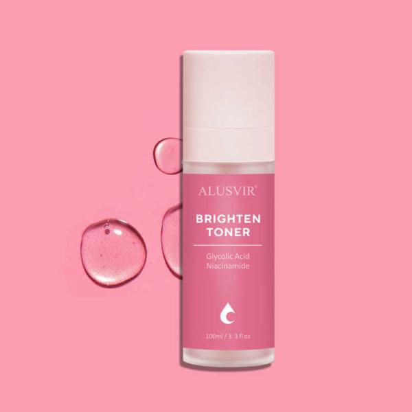 Private Label Korean Skincare Vitamin C Glycolic Acid Face Toner Skin Care Brightening Anti-Aging Facial Toner for Black Women