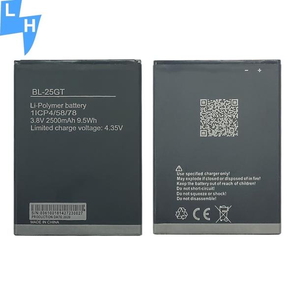 BL-25GT Mobile Phone Battery Replacement for Tecno N9 N9S MOQ 3.8V 2500mAh
