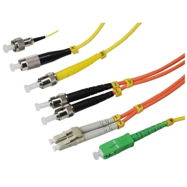 12 Cores Fiber Optic Pigtail SC PC Multimode OM3 Distribution Optical Pigtails 0.9mm for Data Transmission