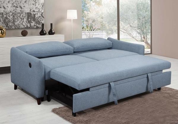 OEM Luxurious Living Room Sofa Set With Pull Out Sleeper Bed For Home