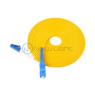 Cabo de remendo de fibra ótica azul do Internet 5G do conector do Sc Lc