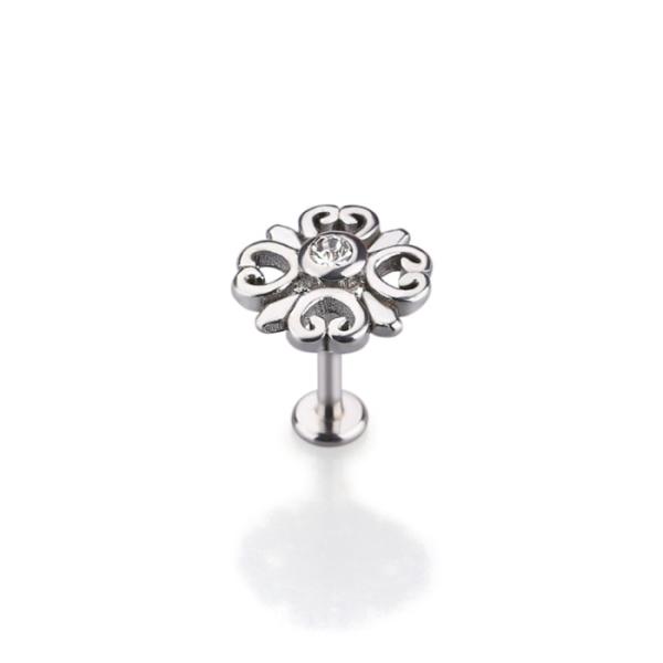 High Quality Piercing Jewelry Flower Fashion Lip Ring Labret Lip Ring