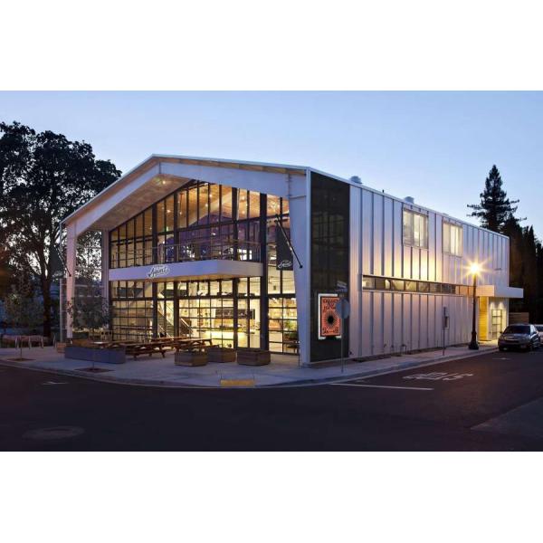 Префабрикованное многоэтажное стальное здание окрашенная оцинкованная стальная рама Высокие здания