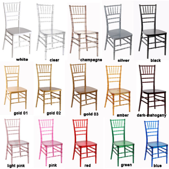 Chiavari chair Napoleon chair with cushion for rental