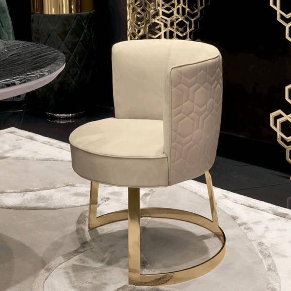 Matted 0.8m роскошный современный обедая Taupe Esstischstuhl стульев современный