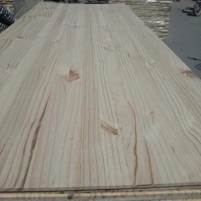 Tabela de madeira de pinho sólido personalizável com textura natural e cola ambiental E0/E1