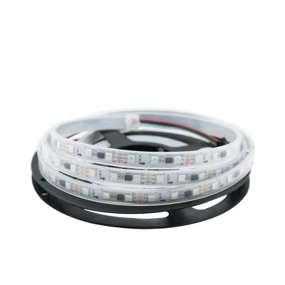 High Quality Digital Adressable WS2811 60led/Meter Dc12v Ip67 10mm Pixel Light Rgb Led Strip Para Edifícios Comerciais