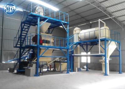 Misturador de pá esparadrapo do eixo do dobro do controle do PLC da máquina da telha da parede