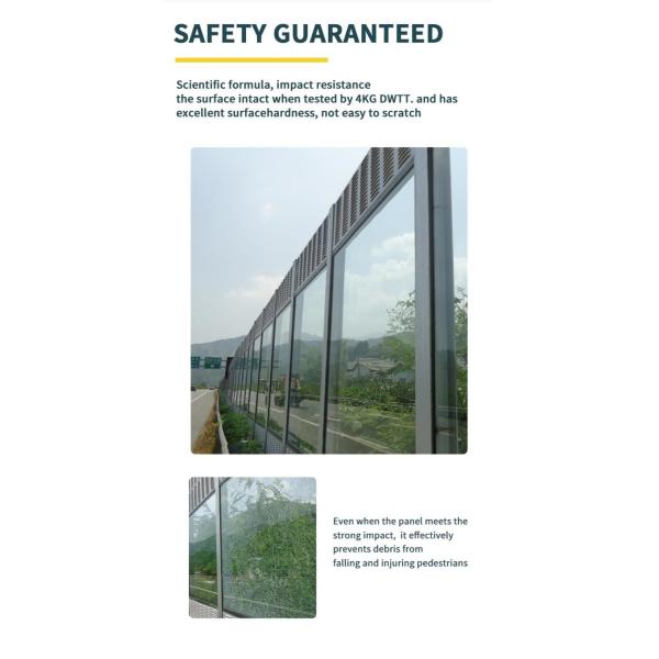 Дорожная акриловая акустическая шумоограничительная панель звукоизоляционная панель жилая зона