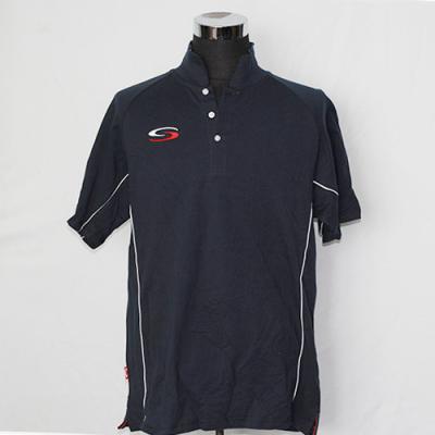 Roupa curto do verão da luva dos meninos das camisas do colar do polo do POLIÉSTER 35% de 65%