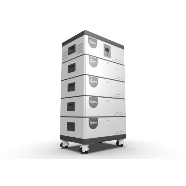 Stacked Energy Solar Power Storage LiFeP04 Battery Smart High Voltage For EU Warehouse