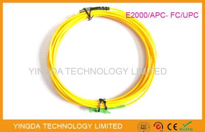 Telecomunicações 100% da fábrica FTTH E2000/APC - cabo de remendo da fibra óptica da MU FC LC