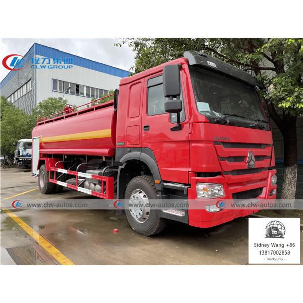 Sinotruk Howo 4x2 Fire Fighting Truck With 15cbm Water Tank