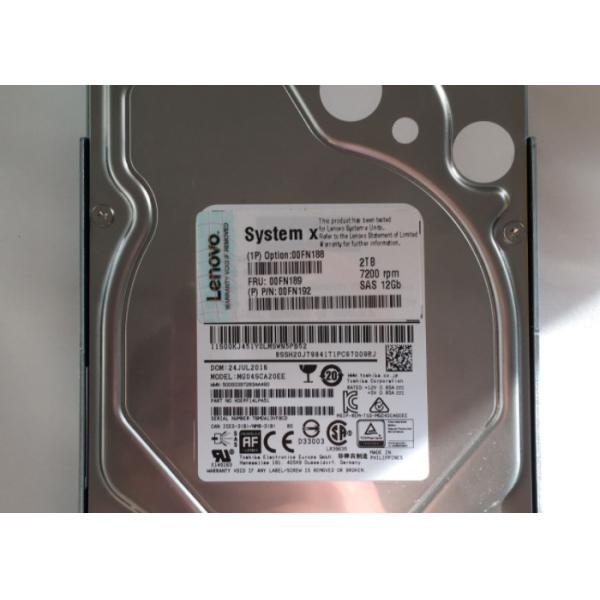 00FN188 00FN238 IBM Server Hard Disk 2T 7.2K 12GB SAS 3.5 Inch M4 M5