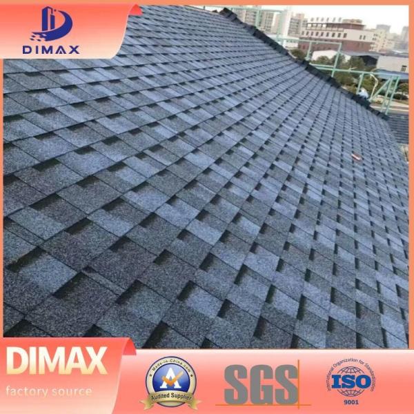 Anti Wind Fiberglass Asphalt Shingles Colored Fiberglass Mat Shingles