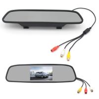 Monitor do espelho retrovisor do ODM com brilho de ajuste da exposição 12VDC da câmera auto