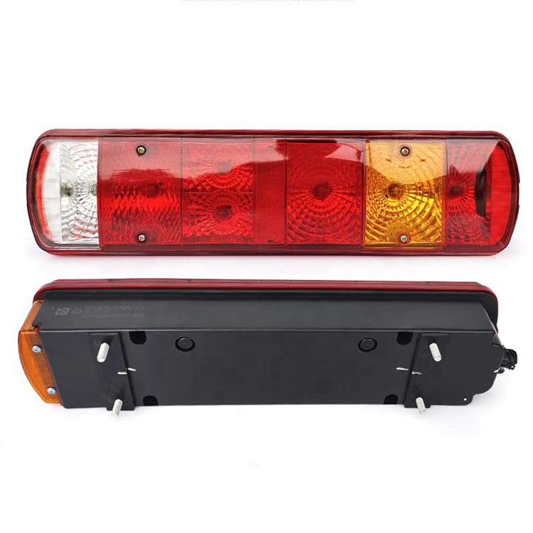 Sinotruk Howo A7 Authentic Red Combination Tail Light New Condition Compatible Dongfeng Jiefang No. Wg9719810012/Wg9719810011