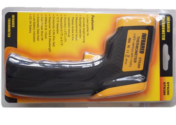 Non Contact IR Laser Infrared Food Thermometer  -50 - 380 Degree For Hospitality Industry