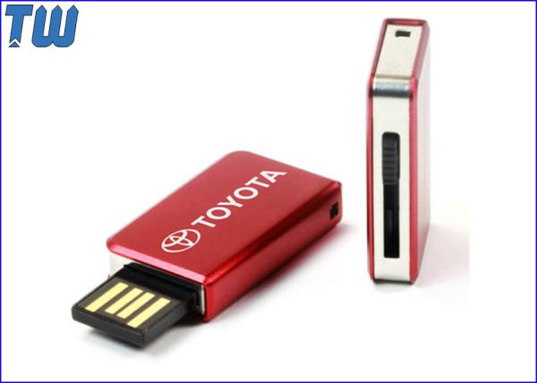 Bulk Delicate Metal Mini Sliding Book Pen 32GB USB Memory Stick