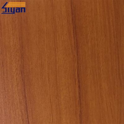 Cherry Wood Grain PVC Furniture Film For Vacuum Pressing Kitchen Cabinet