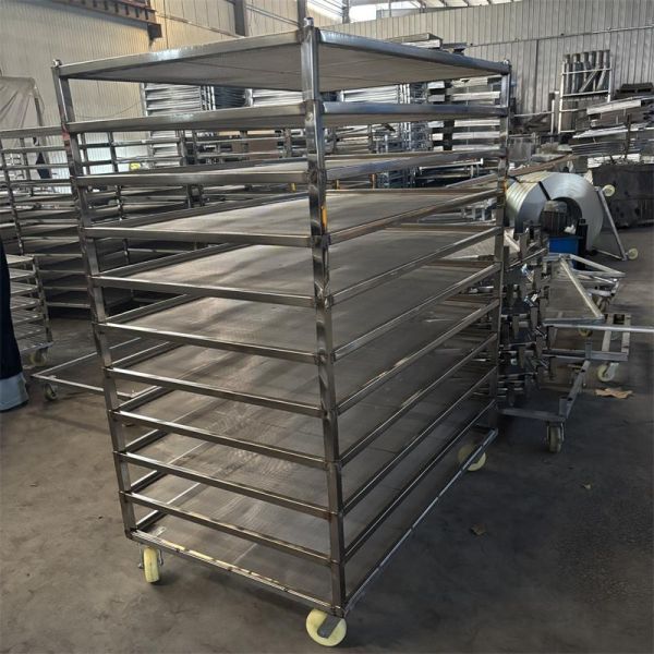 Removable Stainless Steel Drying Dehydrate Rack Shelves Cooling Trolley Rack Trolley