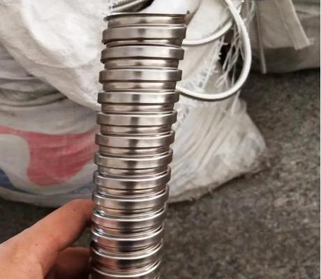 Corrugated Flexible Metal Hoses/Pipe With Fittings Stainless 304 Steel Corrugated Flexible Metal Tube/Hose/Pipe
