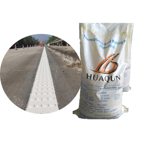 Eco Friendly Thermoplastic Reflective Paint Hot Melt White Road Marking Paint