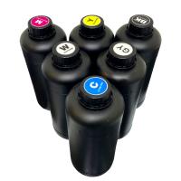CMYKW V Tinta UV 100ml 70ml Para adesivos Impressora UV Cor brilhante Excelente