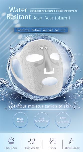 5 Pieces Reusable Silicone Facial Mask Cover Moisturizing Face Silicone Skin Mask
