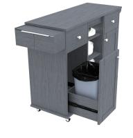 Receptor de madera con cajones de almacenamiento