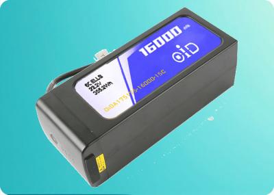Peso ligero Batería Lipo de alta potencia Drone 16000 mAh Batería 22.8V 100A Descarga máxima