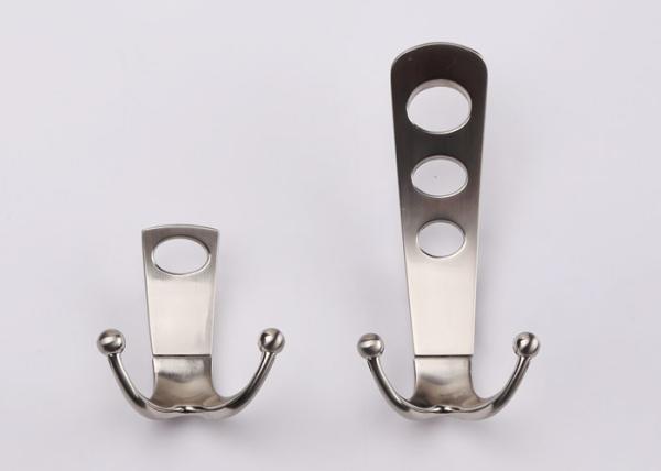 Classic Design Durable Coat Rack Clothes Hanger Hooks Double Brushed Nickel