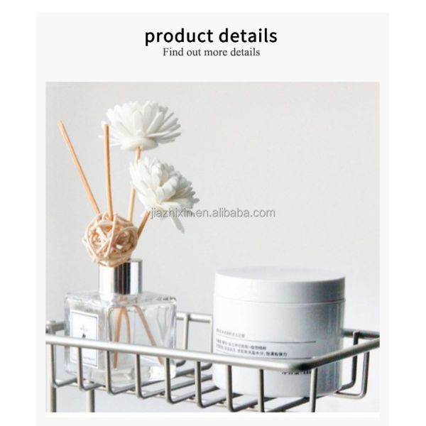 NEW Modern Metal Detachable Standing Black Living Room Paper Towel Holder Basket Bathroom Organization Tissue Rack Storage Shelf