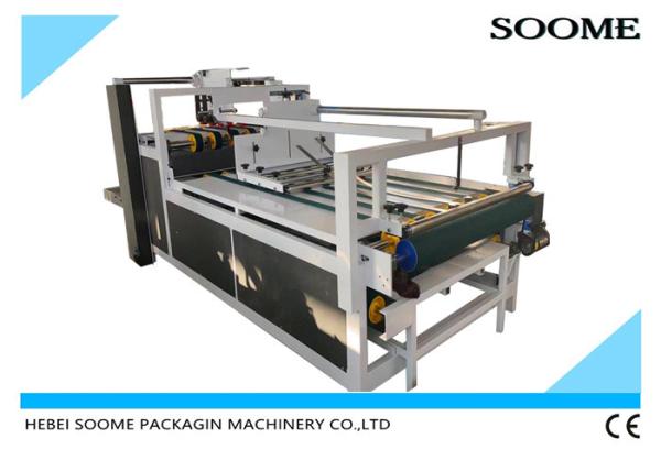 Semi Auto Folder Gluer Machine For Corrugated Carton
