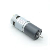 1:25 de baixo nível de ruído 200Rpm 0.75A do NEMA 17 42mm do motor da engrenagem da escova da C.C. da caixa de engrenagens 24V