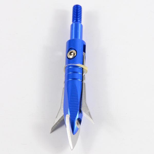 SD4545 Archery Hunting Broadhead with Stainless Steel Arrow Heads and Blades 100grain