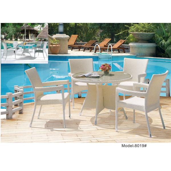 5-piece  rattan outdoor dining set -8019