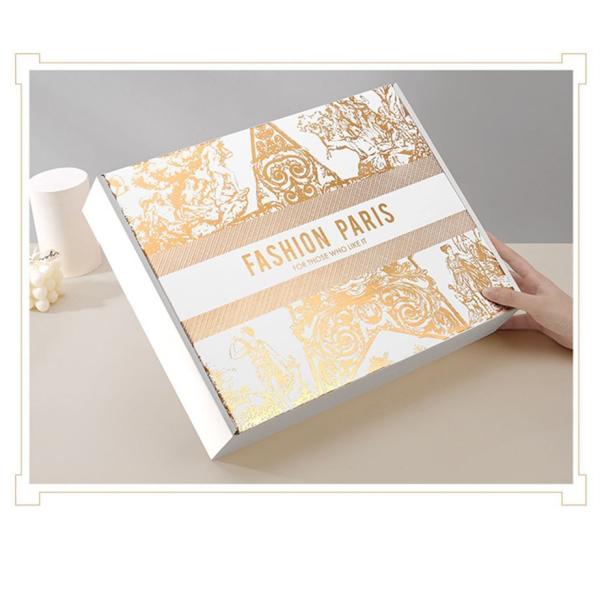 Custom Pink Clothes Jewelry Cosmetic Makeup Food Electronic Folding Corrugated Carton Mailer Box