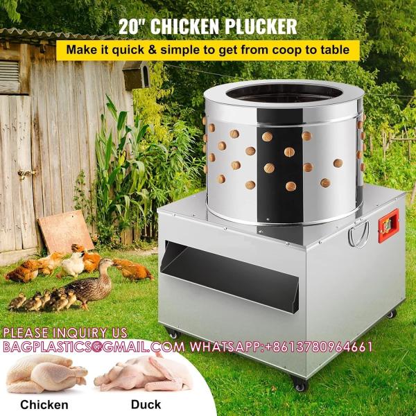 Chicken Plucker De-Feather Machine Commercial Poultry Duck Goose Plucker Feather Plucking