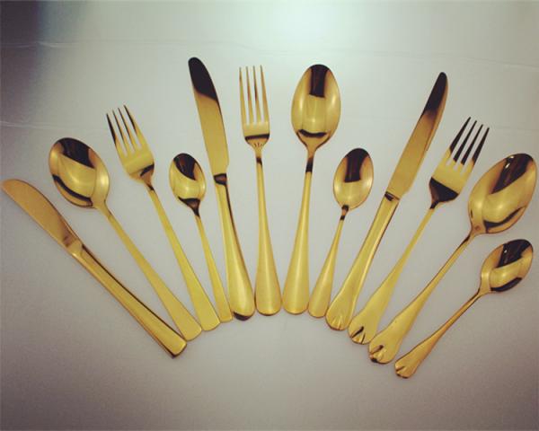 NEWTO NC021 Stainless Steel Cutlery Set Rose Gold Mirror Polish  Le posate  Talheres