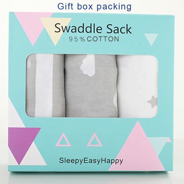 Printing Gift packed Baby sleeping bags Customized Baby Sleeping Bag 100% Cotton Baby Sleep Sack