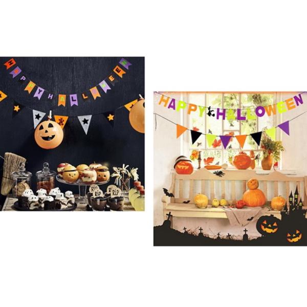 OEM 43 Colors Felt Holiday Decorations Halloween Garland For Halloween
