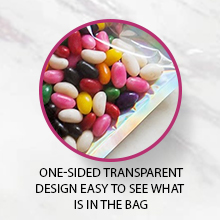 Gravure Printing Rainbow Packaging for 5 Gallon Smell Proof Aluminium Foil Candy Bag