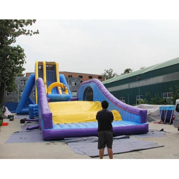 Large Inflatable Drop Kick Slide for Adults PVC Material Personalized Selection