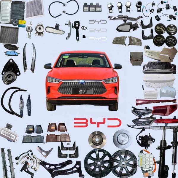 Byd E3 Car Accessories 2019- Headlight Body Kit Bumpers Shock Absorber Door