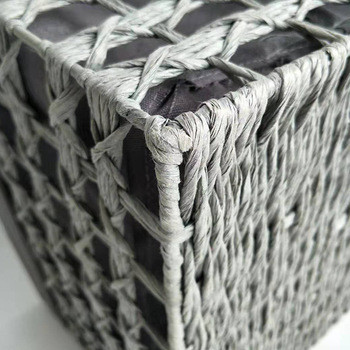 Handmade Collapsible Caster Sustainable Wire Basket With Wheels